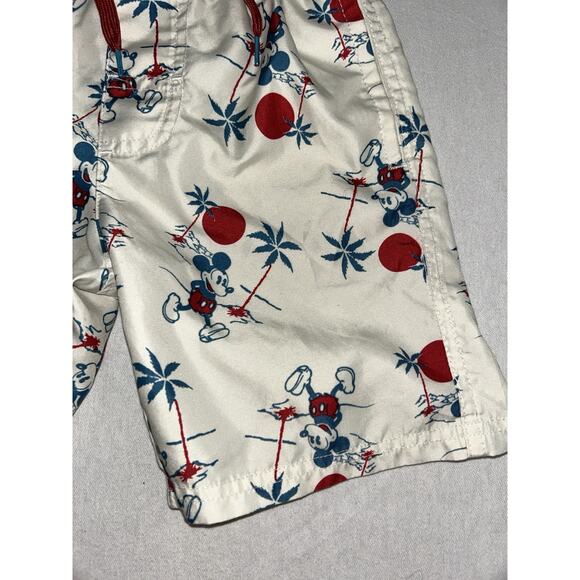Disney Junk Food Mickey Mouse Swim Shorts Size Small (6/7)‎ Resortwear Swimsuit - Picture 8 of 9